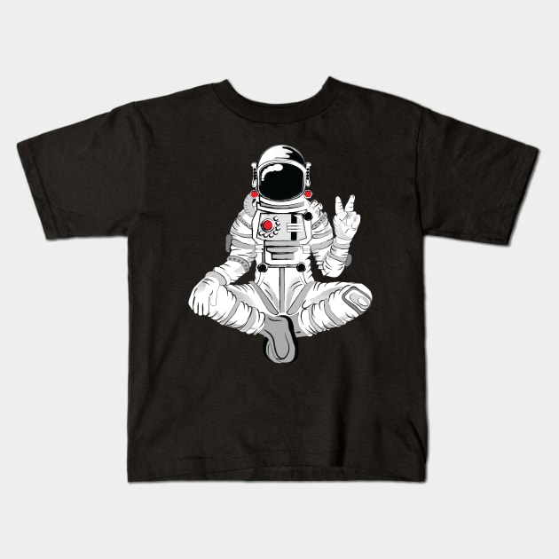 spaceman 2 Kids T-Shirt by medo art 1